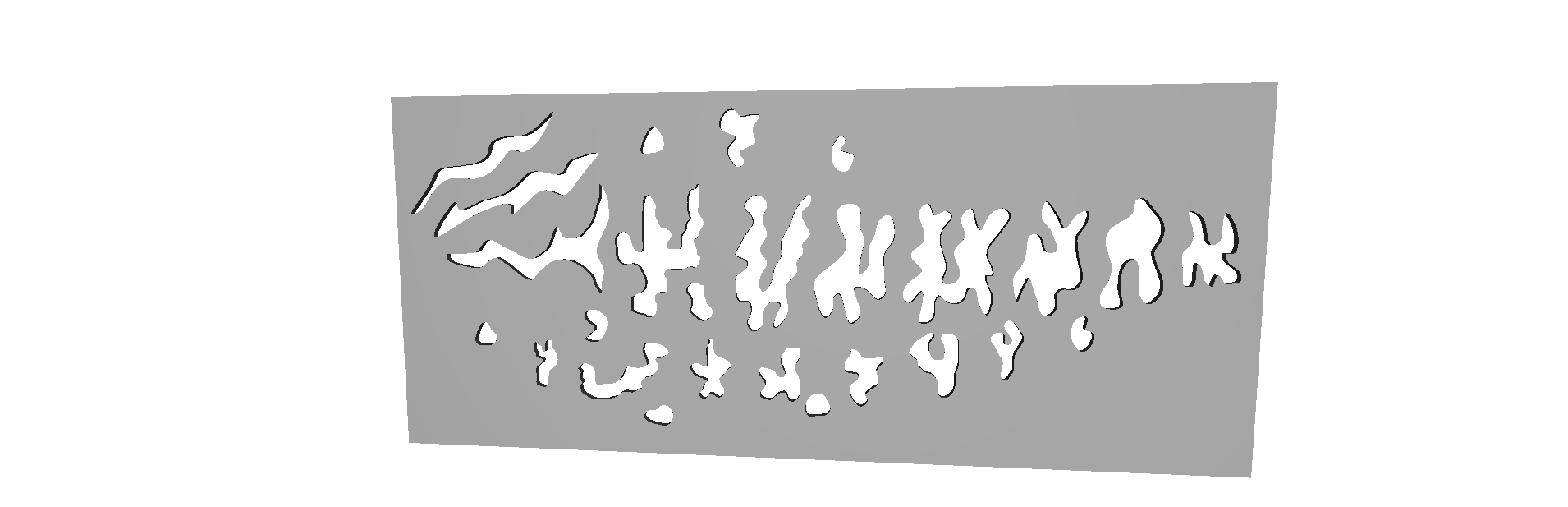 Schablon Mall 1 - 90x200mm