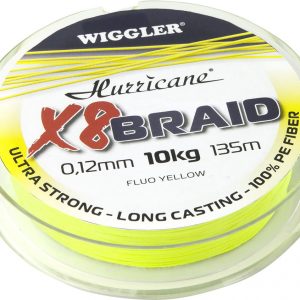 Hurricane X8 Braid Yellow 135m