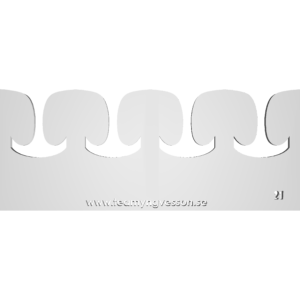 Schablon Mall 21 - 90x200mm