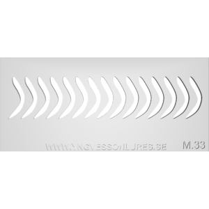 Schablon Mall 33 - 90x200mm