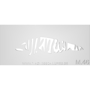 Schablon Mall 46 - 90x200mm